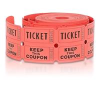 Double Roll of Raffle Tickets, 500 ct (Colors May Vary)
