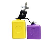 Double Sambago Bell Latin Music Cowbell High Low Sound Knocker For Drum Percussion Instrument Accessories