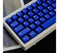 Double Shot Blue Keycaps Cherry Profile Set di 114 tasti traslucidi per tastiera meccanica 60% 65% 95% switch Cherry Mx