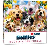 Double Sided 500 Pezzi Selfie Puzzle - Animali Domestici Tema - CHEATWELL