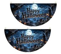 Double Sided Bunting, Party Decoration Banner, Circular Fan Sturdy Material