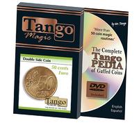 Double Sided Coin (50 cent Euro w/DVD) (E0025) by Tango - Trick