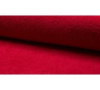 Double Sided Cotone Terry Spugna Tessuto Stoffa - Rosso