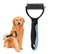 Double Sided Dog Brush Shedding, Pet Puppy Shedding Comb, Detangling Grooming Tool For Small, Medium & Large Pets, Dog & Cat Shedding Brush For Healthy Coats And Skin Dog Brush For Shedding