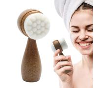 Double Sided Face Cleansing Brush, Manual Facial Scrubber With Soft
