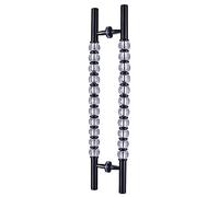 Double Sided H-Shape Replacement Barn Door Handles,Modern Large Pull and Push Sliding Door Handle, 24 32 40 47 Inch Long(Ligjt Grey,150cm/59in)