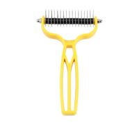 Double-Sided Massage Tool | Pet Grooming Rake 6.1x4.06x0.98 Inches