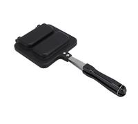 Double Sided Meal Maker | Nonstick Grilled Cheese Pan with Border Closure | Detachable Electric Pan for Home/Camping/Dorm | Quick Breakfast Maker