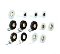 Double-Sided Non-Woven Interlining Tape Iron-On For Sewing | Non-woven Fabric, Bonds With Heat, No Stitching Needed, Black/white, 80 Yards, Ideal For Hems And DIY Crafts