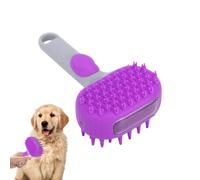 Double-Sided Steaming Cat Brush, Pet Grooming Tool with Massager Gentle Deep Cleaning, 7,48 x 3,94 x 2,36 Inch Knot-Proof Design Ideal for Dog Shedding Season, Bathing, and Kitten Care