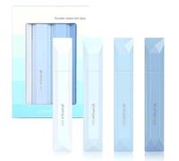 Double Sided Tape Pens, Gradient Color Double Sided Tape Roller, 4PCS Craft Adhesive Glue Runner for Scrapbooking, Gift Wrapping, School Office & Crafts (Blue)