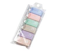 Double Sided Tape Roller- 6.5x2.8x1.5cm Sticky Tape Glue Roller, 6 Pieces Effortless Double-Sided Tapes Rollers | Adhesive Glue Runner For Journaling Crafts School Classroom Scrapbook Wrapping Home