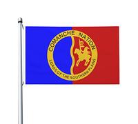 Double Sided The Comanche Nation Flag Resistente Alle Intemperie Bandiere Con 2 Occhielli Bandiera Per Prato Interno Feste 90X150Cm