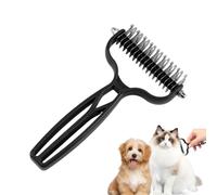 Double-sided Tool For Animals With Long Thick Coats. A Single Side Removes | preventing it from scattering and lowering daily cleaning needs. It keeps floors, furniture, and bedding free from drifting h
