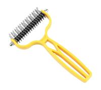 Double-sided Tool For Animals With Long Thick Coats. A Single Side Removes | preventing it from scattering and lowering daily cleaning needs. It keeps floors, furniture, and bedding free from drifting h