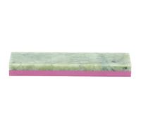 Double Sided Whetstone, 3000 Mesh Ruby e 10000 Mesh Natural Green Jade, Portatile e Durevole - Alta Durezza, Effetto Specchio, Per Affilatura di Utensili Industriali