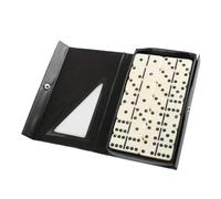 Double Six Domino Set 28 Domino in Valigetta Portatile per Viaggi Turismo Vacanze