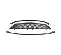 Double Slats Grill 3PCS Gloss Nero Griglia Anteriore Per Mini Per Cooper Per R55 R56 R57 R58 R59 Per S E JCW 2006 2007 2008 2009 2010 Griglia Radiatore