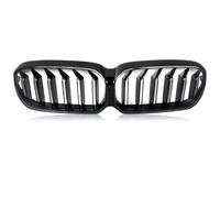 Double Slats Grill Griglia Del Rene Per BMW Per Serie 5 G30 G31 F90 Per M5 LCI Nero Lucido In Plastica ABS Paraurti Anteriore Decorazione Automatica Griglia Radiatore