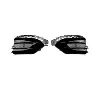 Double Slats Grill Paraurti Anteriore Side Air Vent Trim Copertura Per Benz Per GLE-Class W167 GLE450 GLE53 2019-2023 AMG Fendinebbia Telaio Di Aspirazione Griglia Radiatore