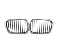 Double Slats Grill Per 1997-2003 Per BMW Per 525i 528i 530i 540i Per M5 (E39) Chrome Nero Rene Anteriore Griglia Accessori Auto 51137005837 51137005838 Griglia Radiatore(sinistra e destra)