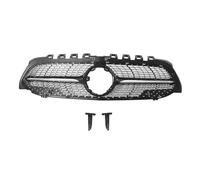 Double Slats Grill Per Benz Per A-Class W177 2019-2022 A200 A220 A250 A35 Per AMG Cromato Nero Diamanti Stile Griglia GTR Paraurti Anteriore Griglia Radiatore(Diamonds-Black)