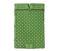 Double Sleeping Pad, Inflatable Mat with Built-In Pillows, Lightweight and Compact Design, Portable Backpacking Gear for Outdoor Tent, Trekking, Hiking, Travel Adventures
