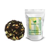 Double Spice Masala Tè Nero Indian Milk Chai Healthy Leaf Bevanda Miscela...