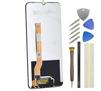 Double Sure Complete Screen for Realme C35 RMX3511 LCD Display Touch Digitizer Screen Replacement Part Include Tool Kit And Adhesive Black 6.6"