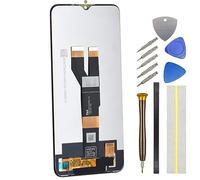 Double Sure Complete Screen for Realme Narzo 50i C21 C20 RMX3235 RMX3235 RMX3201 RMX3063 RMX3061 LCD Display Touch Digitizer Screen Replacement Part Include Tool Kit And Adhesive Black 6.5"