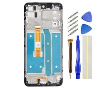 Double Sure Full LCD Display Touch Digitizer Screen Replacement for LG K62 K52 with Screen Frame Black 6.6"