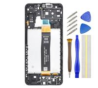 Double Sure Full LCD Display Touch Digitizer Screen Replacement for Samsung Galaxy A13 5G SM-A136B SM-A136U with Screen Frame Black 6.5"