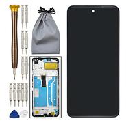 Double Sure Full LCD Display Touch Digitizer Screen+Screen Frame Replacement for Huawei Y7a Black P Smart 2021 PPA-LX2