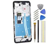 Double Sure LCD Screen for Motorola Moto G53 XT2335-2 Full Display Touch Digitizer Screen Replacement with Screen Frame Black 6.5"