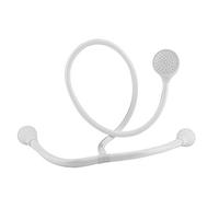 Double Tap Push On Bath Shower Head Set Portable Hand Held Sprayer with Shower Hose Anti Kink Tech for Bathtubs Salon Pet Baby Cleaning Hairdresser