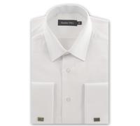 Double Two Camicia Elegante Uomo In Marcella Rilievo (5001) Collo 14.5-23 In