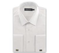 Double Two Camicia Elegante Uomo In Marcella Rilievo (5001) Collo 14.5-23 In