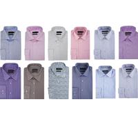 Double Two Camicia A Maniche Lunghe In Cotone Puro Con Motivo Di Taglia 18-23