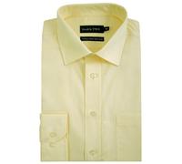 Double Two Uomo Taglia Grande Manica Lunga Misto Cotone Camicie (4500) 15 Colori