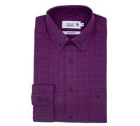 Double Two Life Style Quadri Camicia IN Puro Cotone Misura