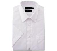 Double Two Uomo Manica Corta Misto Cotone Camicie (4500),Collare 14.5-23,15