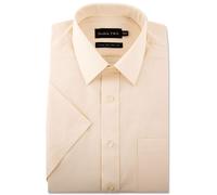 Double Two Uomo Manica Corta Misto Cotone Camicie (4500),Collare 14.5-23,15