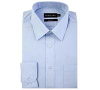 Double Two Uomo Manica Lunga Non Cotone Ferro Ricco Camicie (4500) 15 Colori