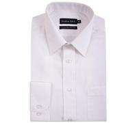 Double Two Uomo Manica Lunga Non Cotone Ferro Ricco Maglia Taglia 14.5-23