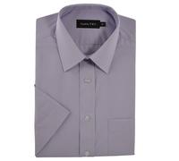 Double Two Uomo Misto Cotone Manica Corta Camicia (3300) Collare 14.5 - 23,9 Col