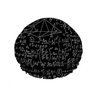 Double WaterproofCuffia da a da bagno Matematica Fisica Formule Numero Geometria Equazione Doodle Linea Riutilizzabile Moda Cappello da a per le donne Bellezza, BathHair Spa, Home Hotel Tr