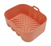 Doublures Réutilisables pour Friteuse sans Huile - Accessoire Panier Vapeur | Plateau Rectangulaire Résistant Chaleur | Cuisson Légumes Viande Micro-Ondes, Silicone Alimentaire, Antiadhésif