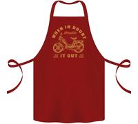 Doubt Ciclomotore Biker Moto Scooter Cotone Grembiule 100% Biologico