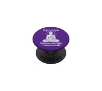 Doubt Everything v2 Buddha Zen Mindfulness Line Art PopSockets PopGrip Adesivo