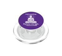 Doubt Everything v2 Buddha Zen Mindfulness Line Art PopSockets PopGrip per MagSafe